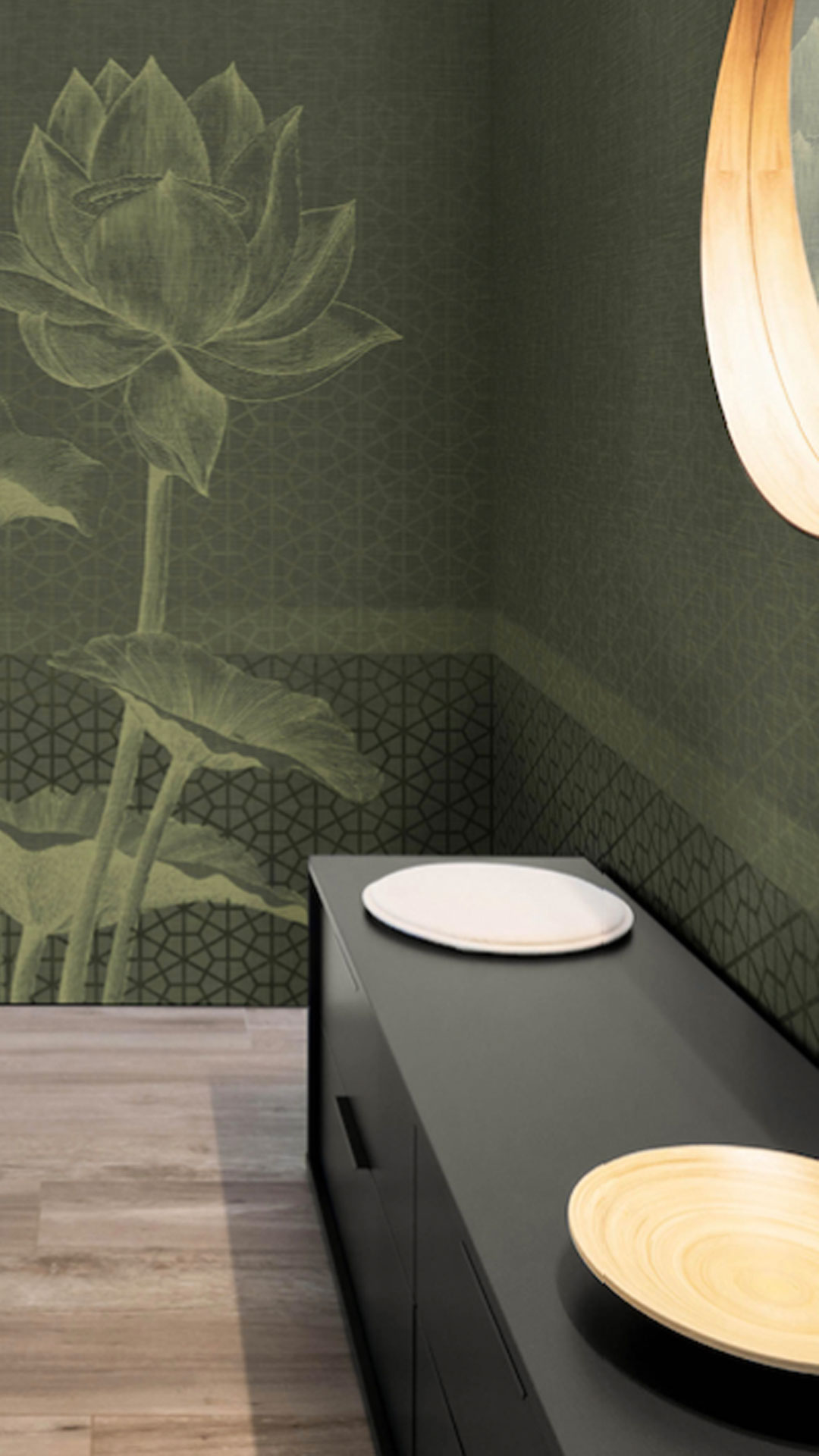 Obelisk by Contour Anti-bacterial - Grey - Wallpaper : Wallpaper Direct