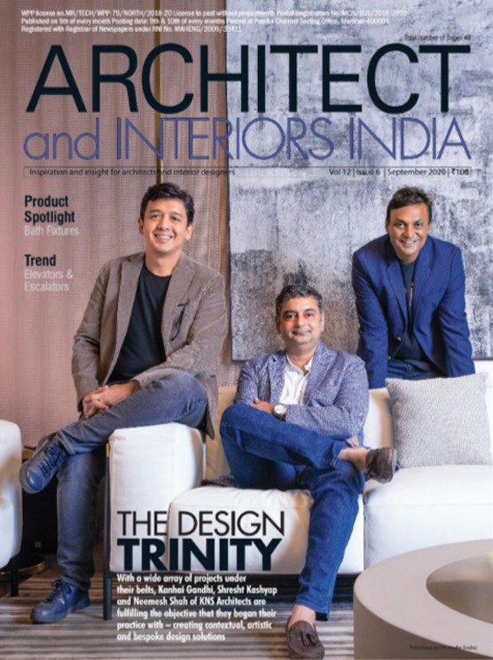 Sept 2020 - Architect and Interiors India