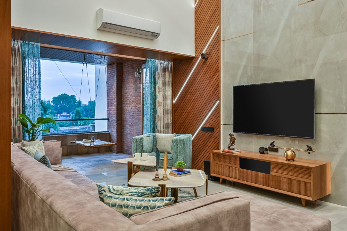 #AIExclusive: Bafna Residence- Blending an earthy material palette with ...