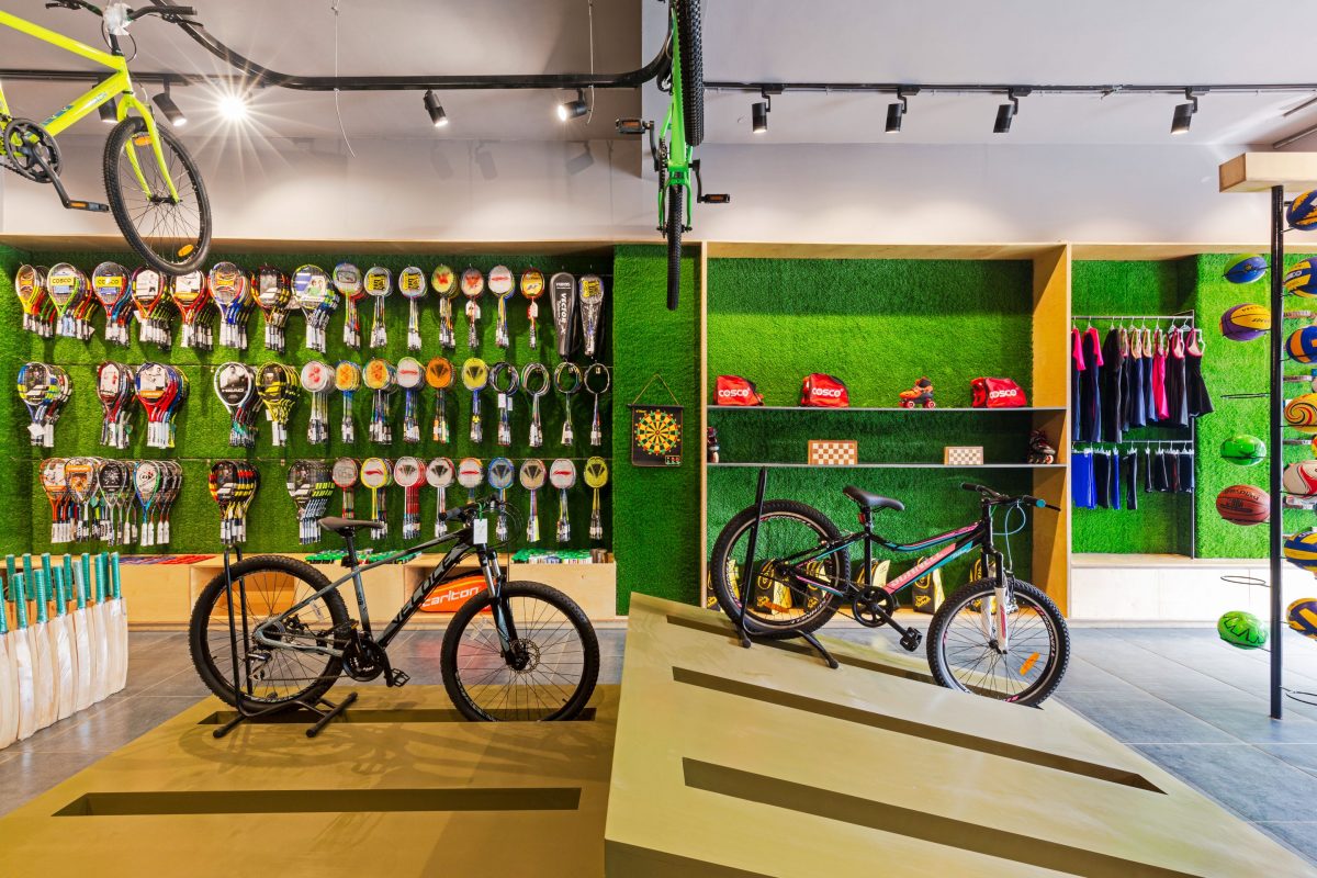 Sport Shop Interiors, Showroom Interior