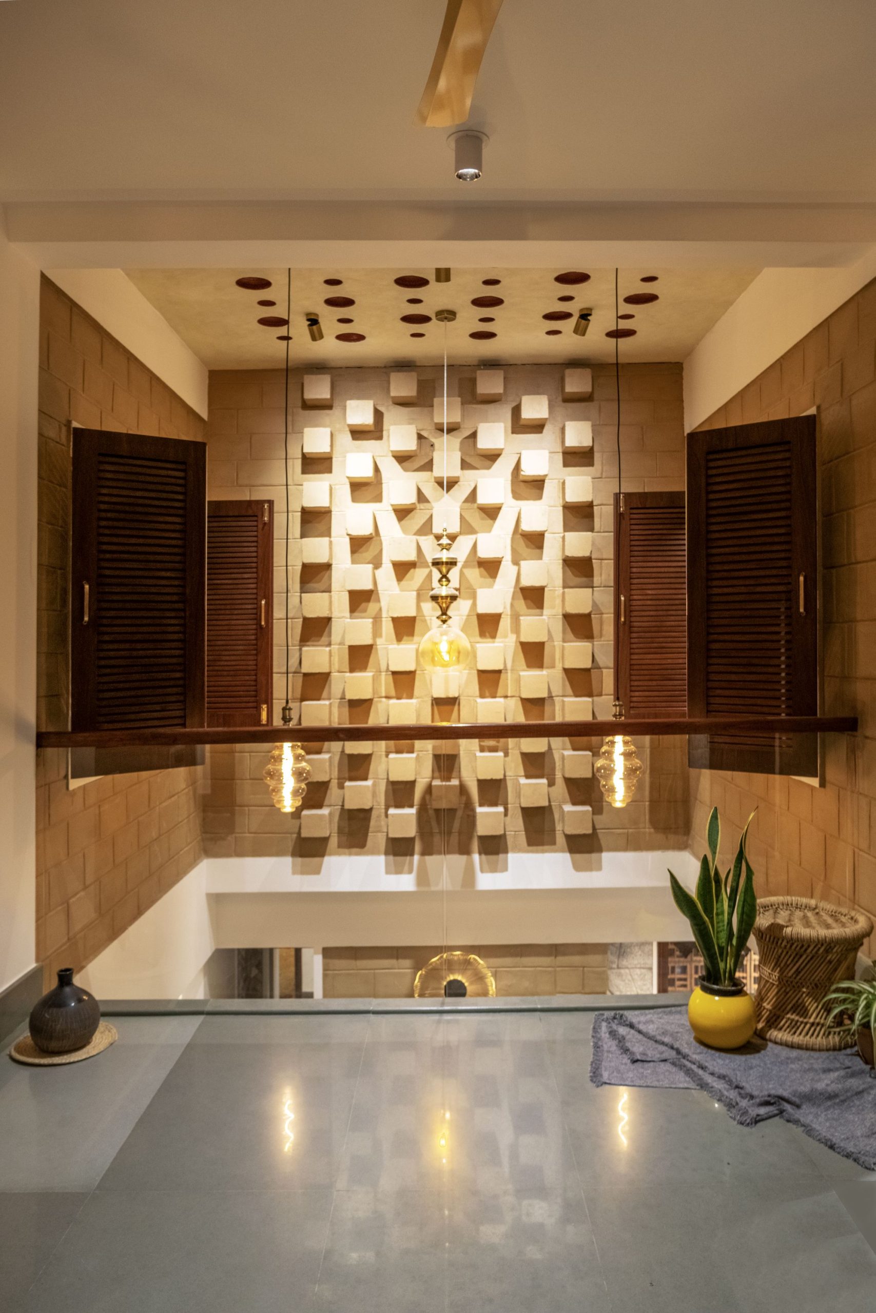 Catch The Sunrays That Light Up The Walls Of This Bangalore Villa Architect And Interiors India