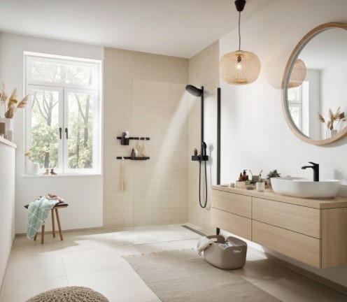 Make a big impact in small bathrooms with the new hansgrohe shower ...