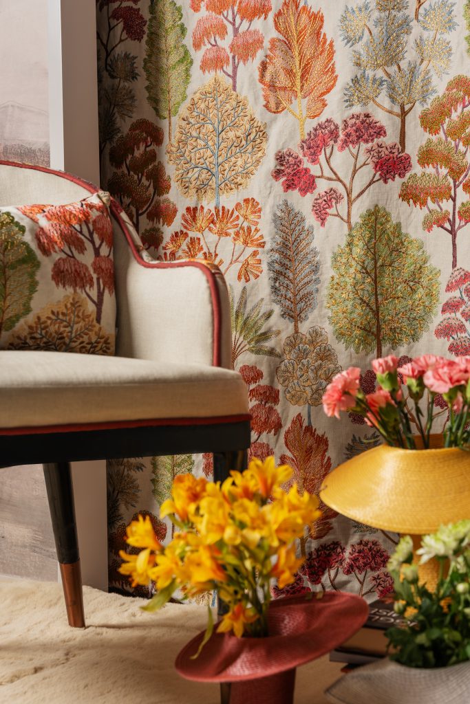 Wisteria Color Fabric, Wallpaper and Home Decor