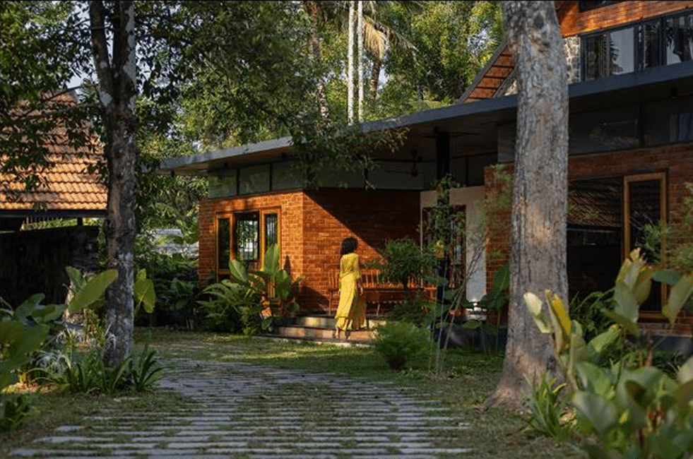 Uncover the vernacular facade of this conscious Kerala residence # ...