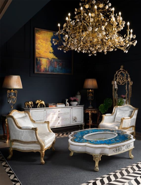 Experience the gilded allure at this handcrafted furniture store in New ...