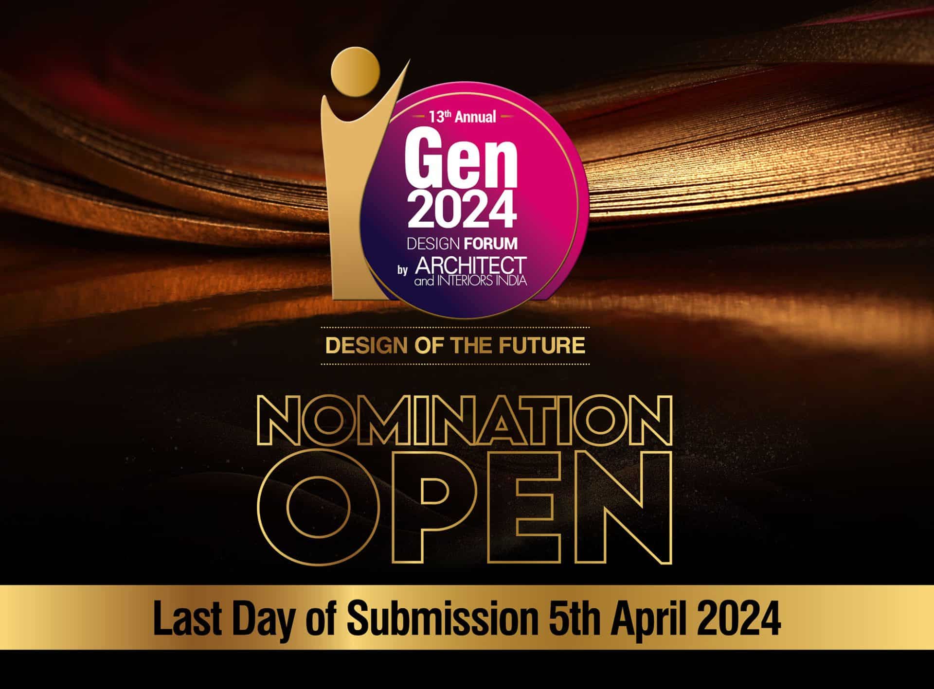 IGen Design Forum 2024 Details Unveiled Architect And Interiors India   IGen 2024 Nomination Open WEB Scaled 