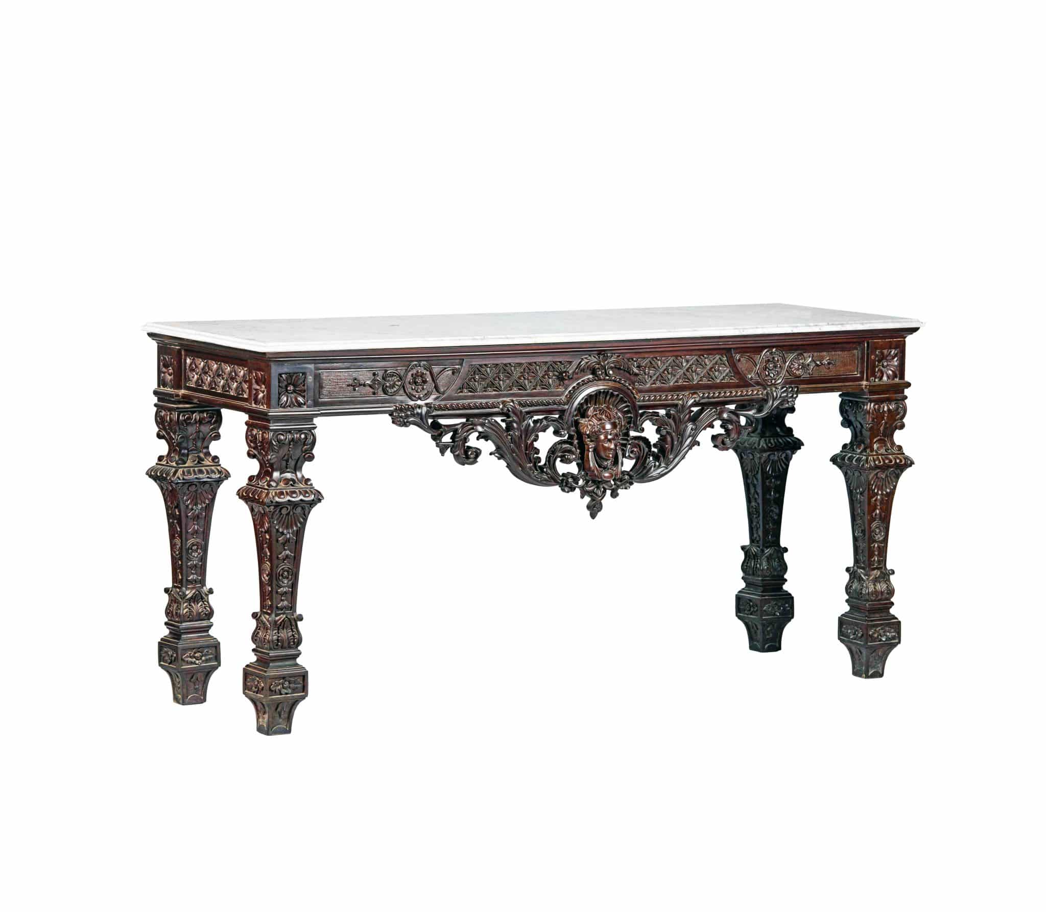 Bring The Vintage Charm Alive With This Indian Colonial Console Design 